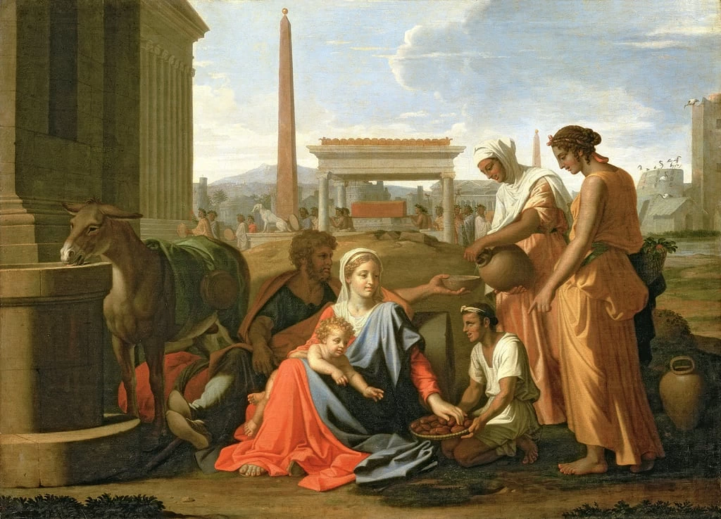 Il riposo durante la fuga in Egitto - State Hermitage Museum, St. Petersburg